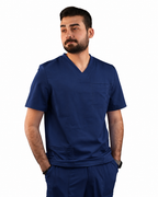 Balance by Dickies Men's Knitted Panel Solid Scrub