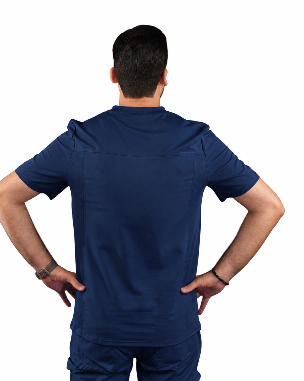 Balance by Dickies Men's Knitted Panel Solid Scrub