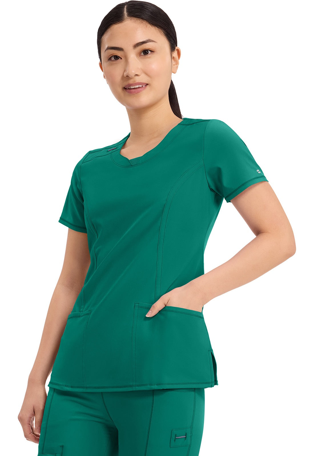 Women's Round neck infinity scrub