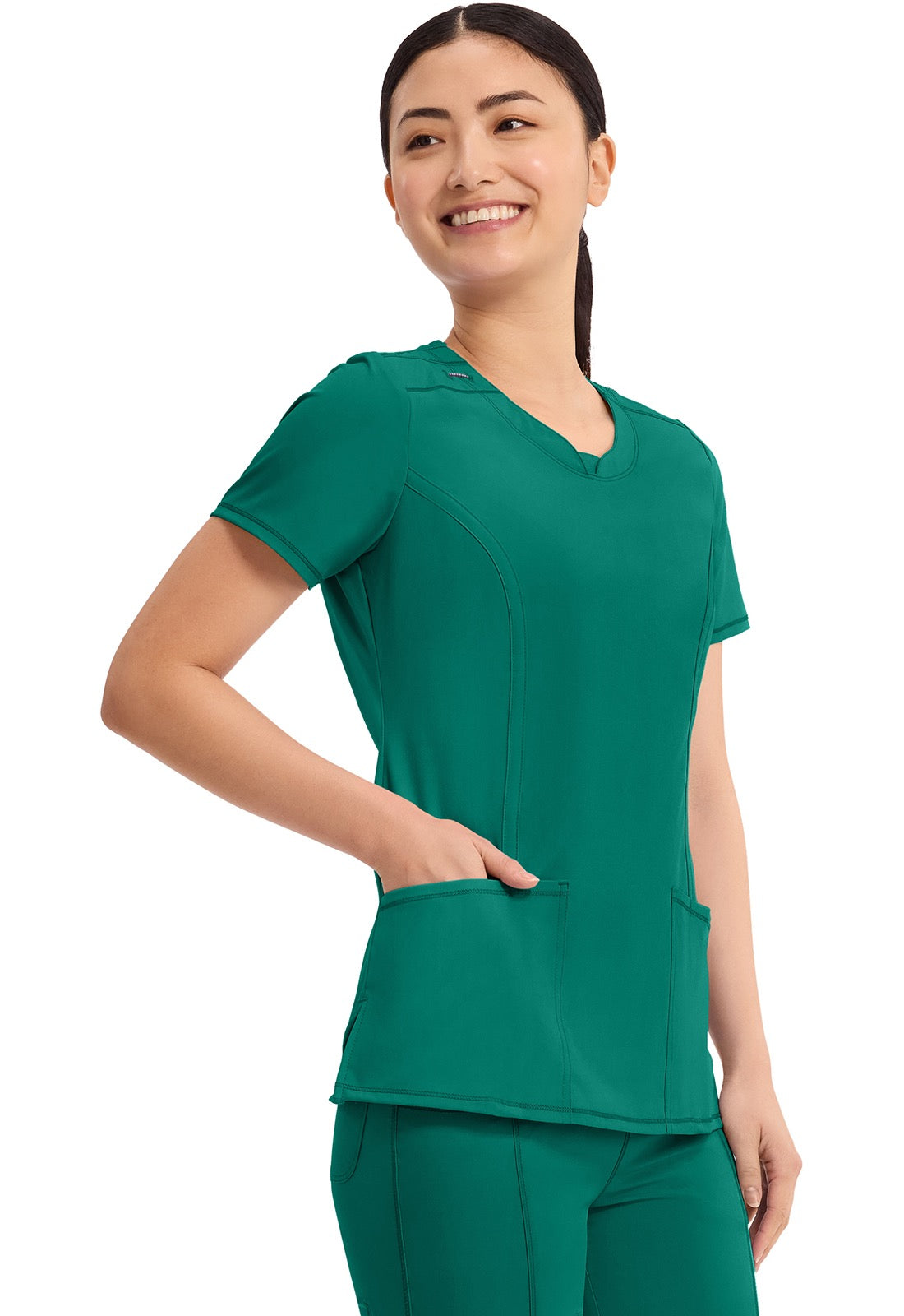 Women's Round neck infinity scrub