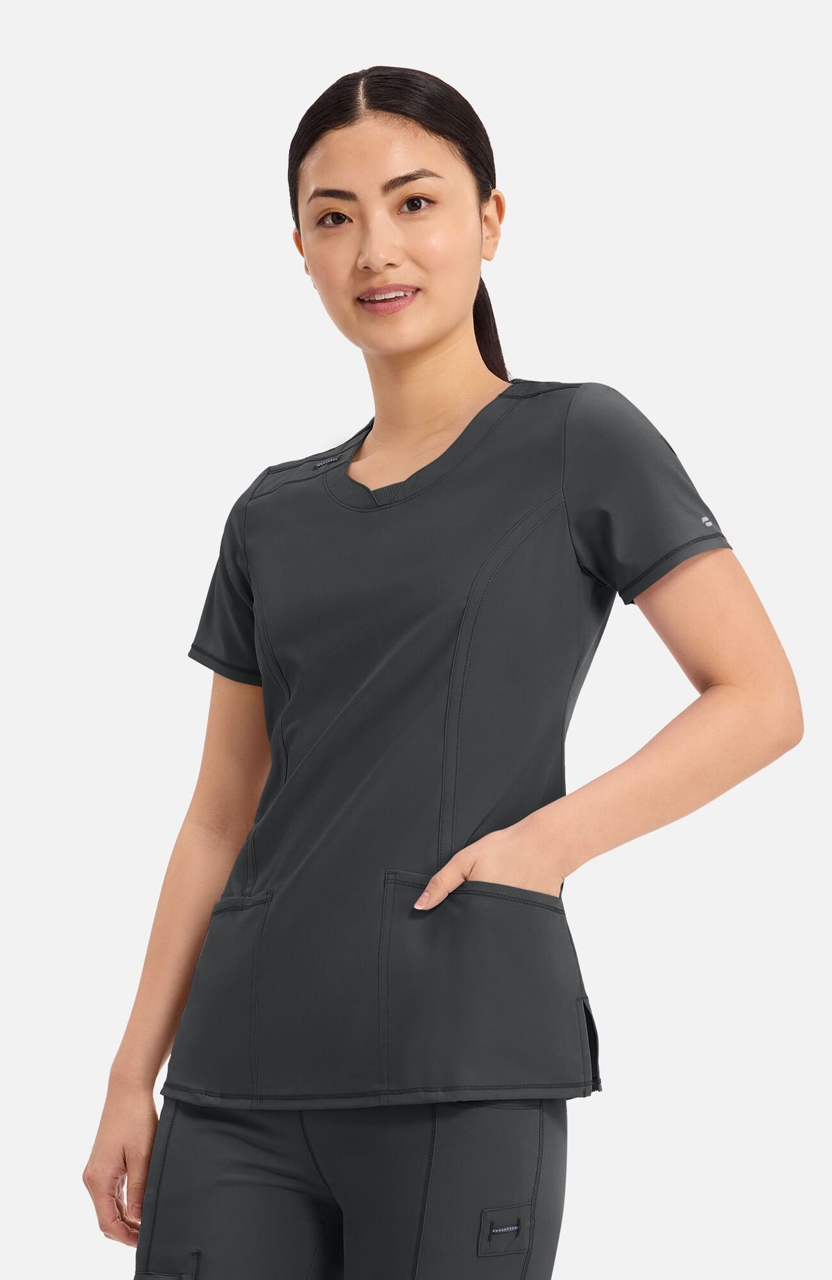 Women's Round neck infinity scrub