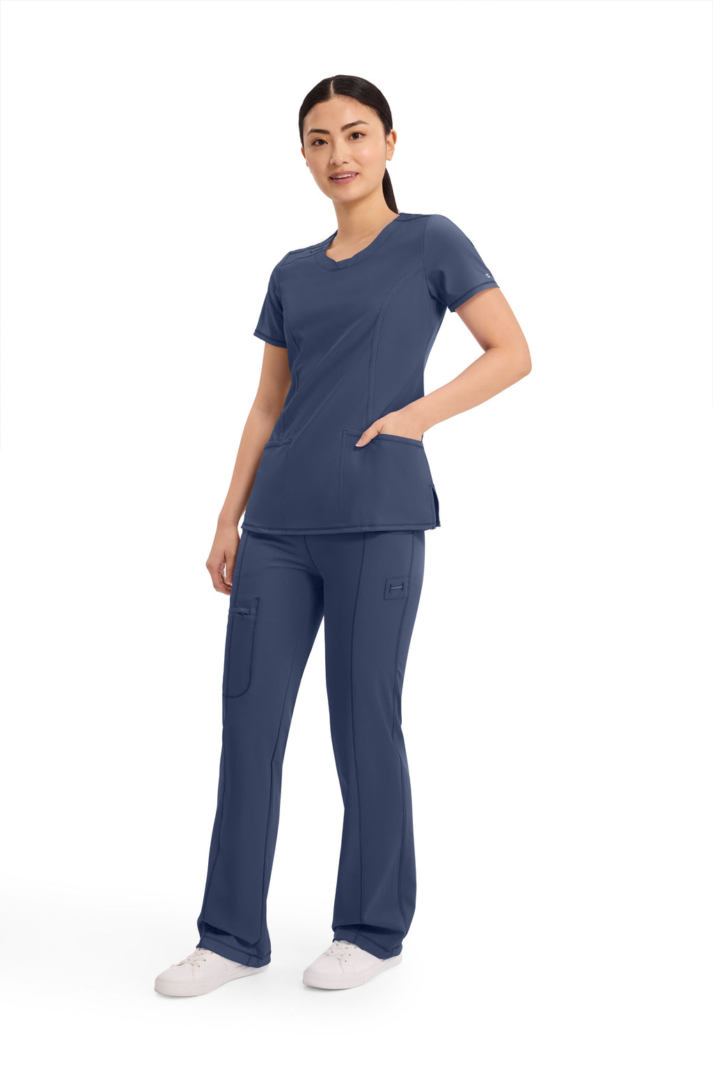 Women's Round neck infinity scrub