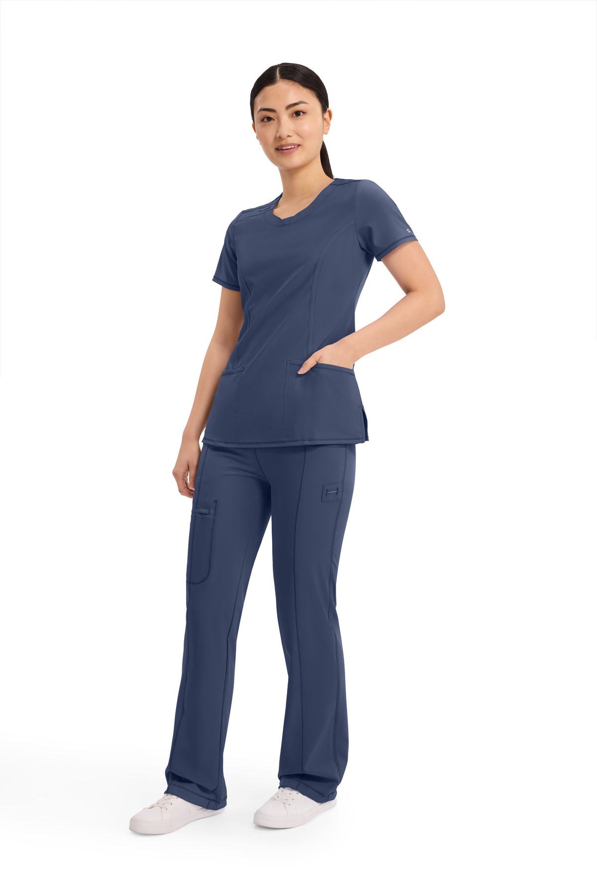 Women's Round neck infinity scrub