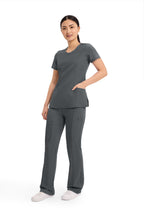 Women's Round neck infinity scrub
