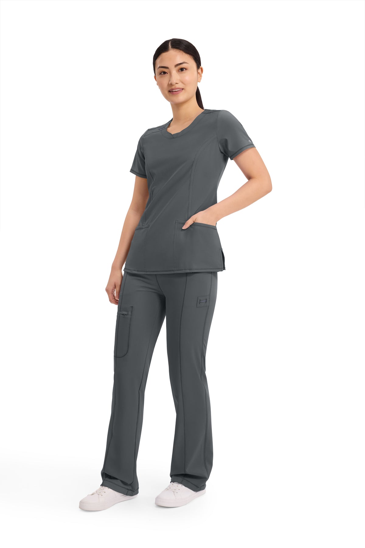 Women's Round neck infinity scrub