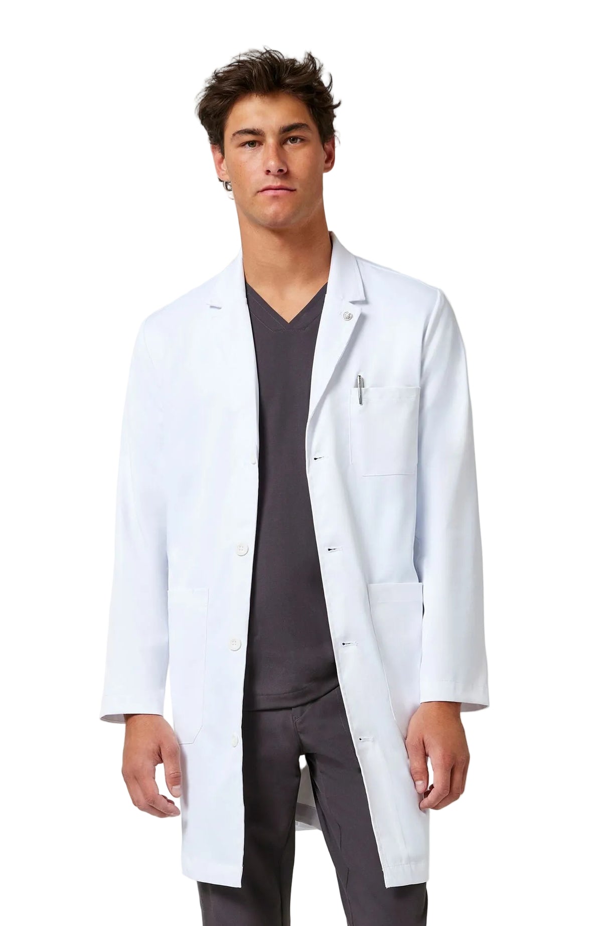 Luke 37" men's lab coat