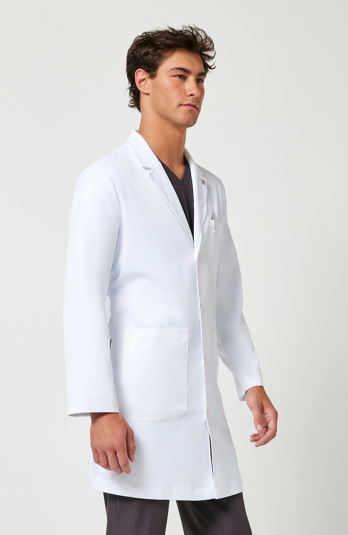 Luke 37" men's lab coat