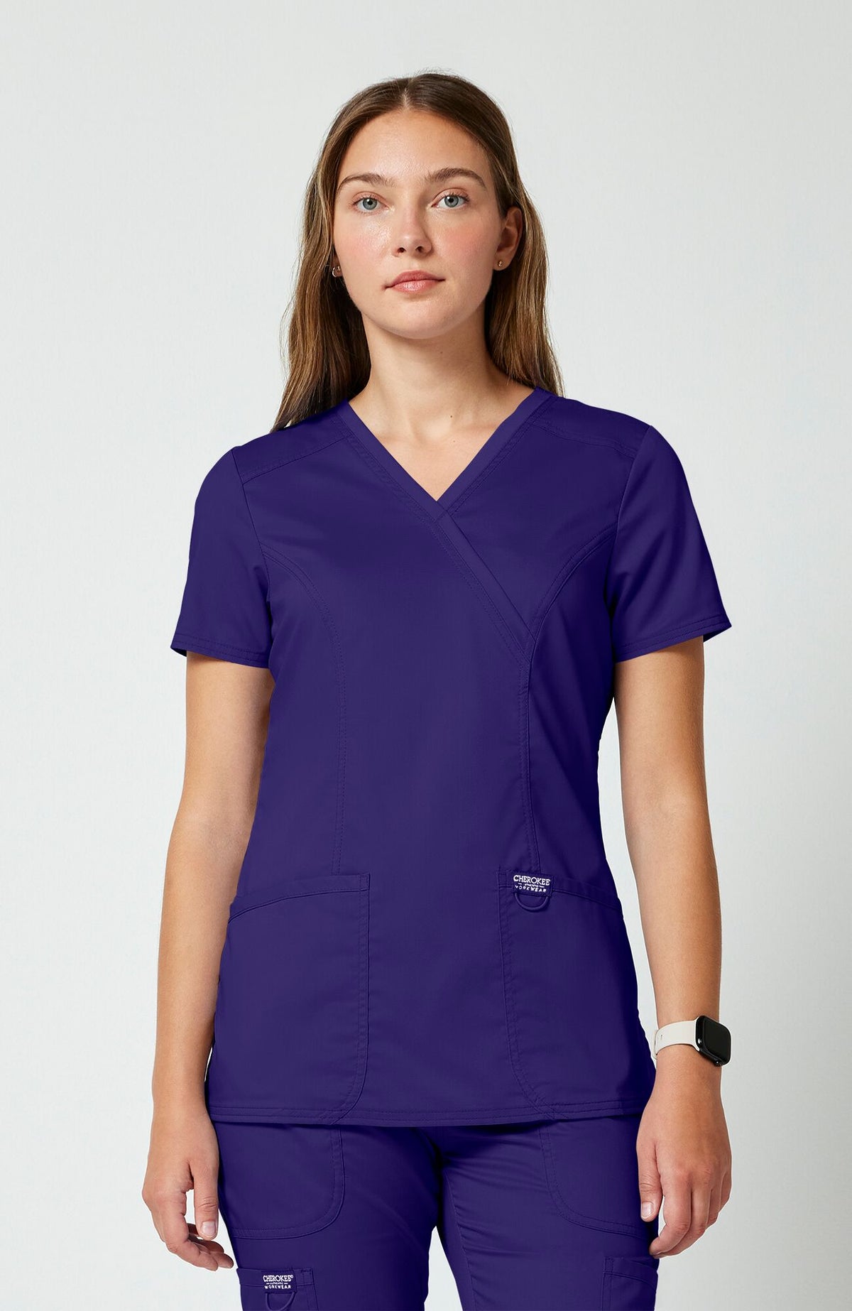 Women's Cherokee revolution mock scrub