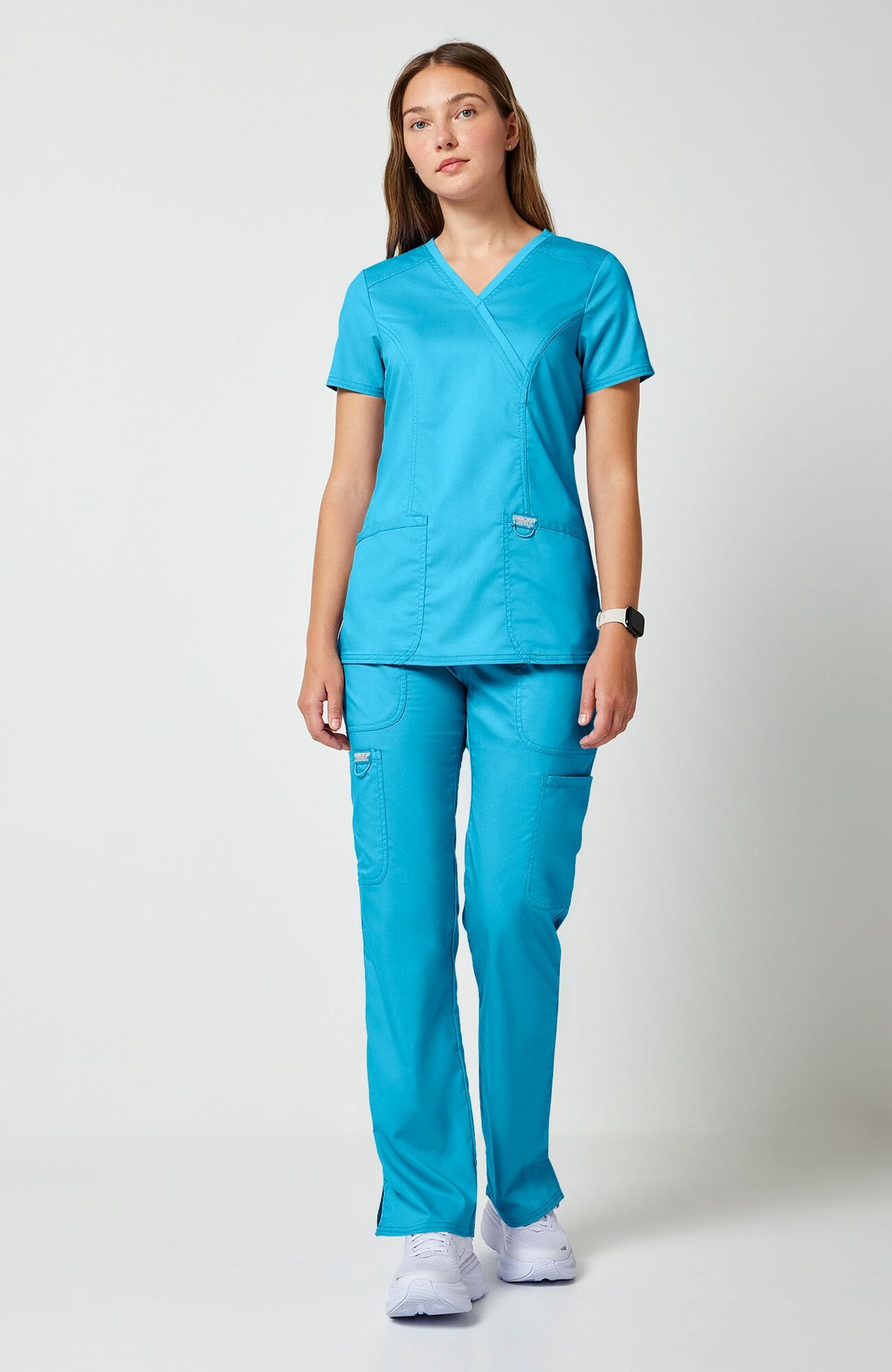 Women's Cherokee revolution mock scrub