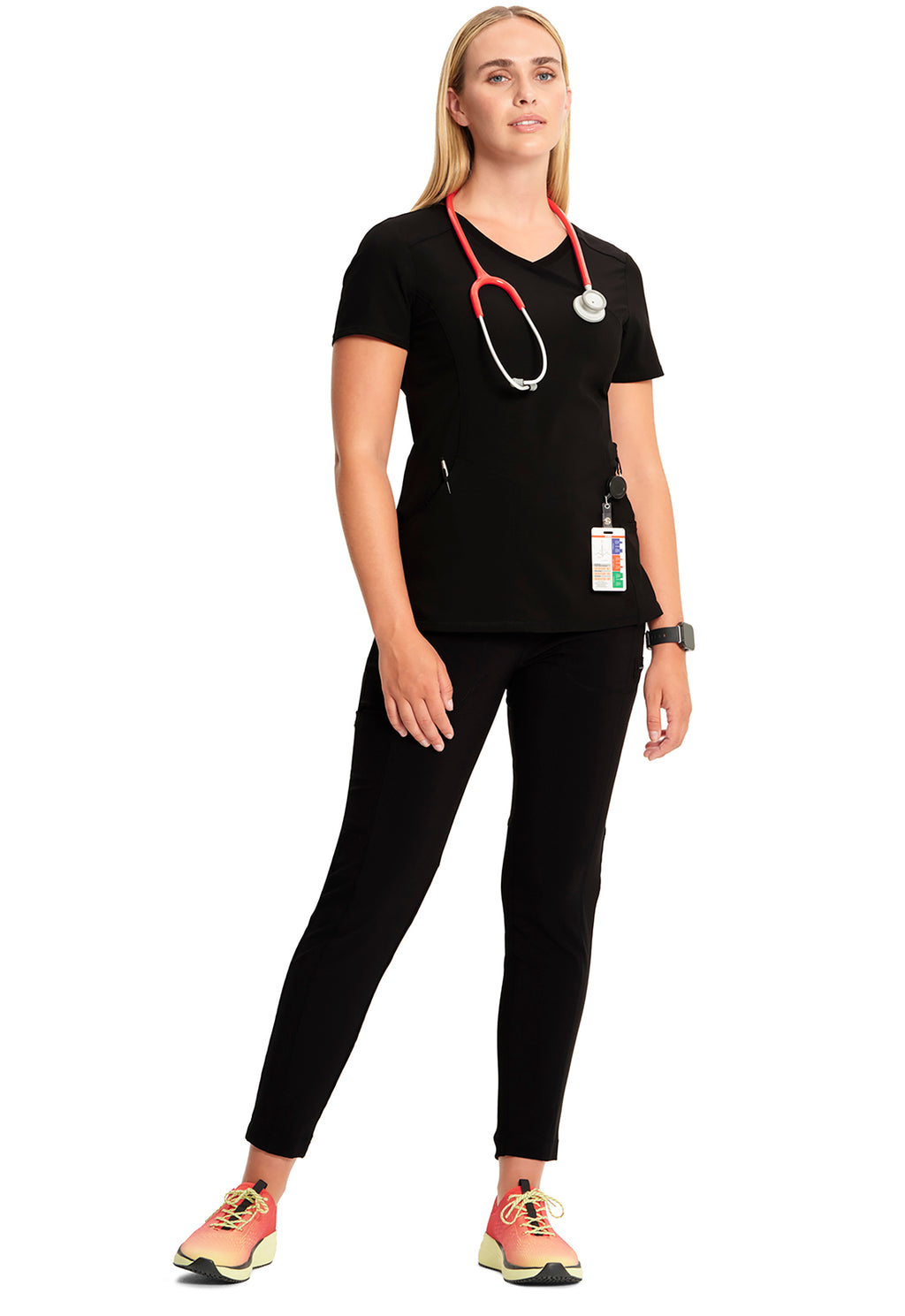 Women's Infinity Mock Wrap Scrub