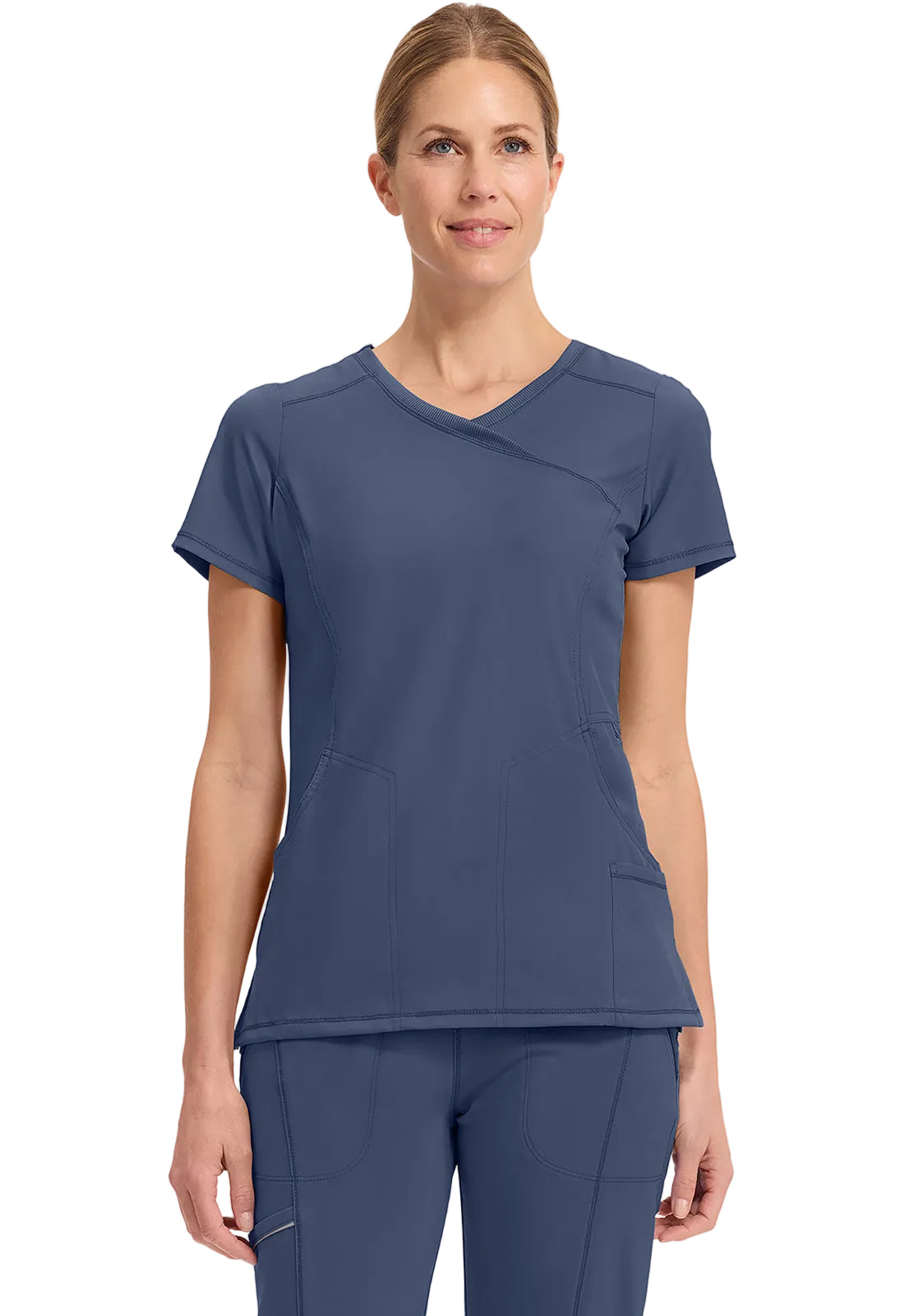 Women's Infinity Mock Wrap Scrub