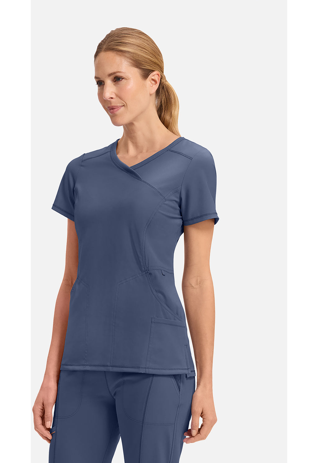 Women's Infinity Mock Wrap Scrub