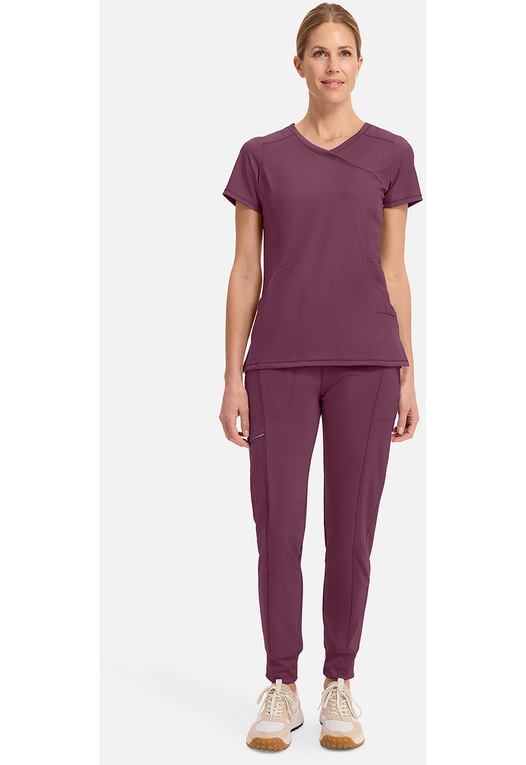 Women's Infinity Mock Wrap Scrub