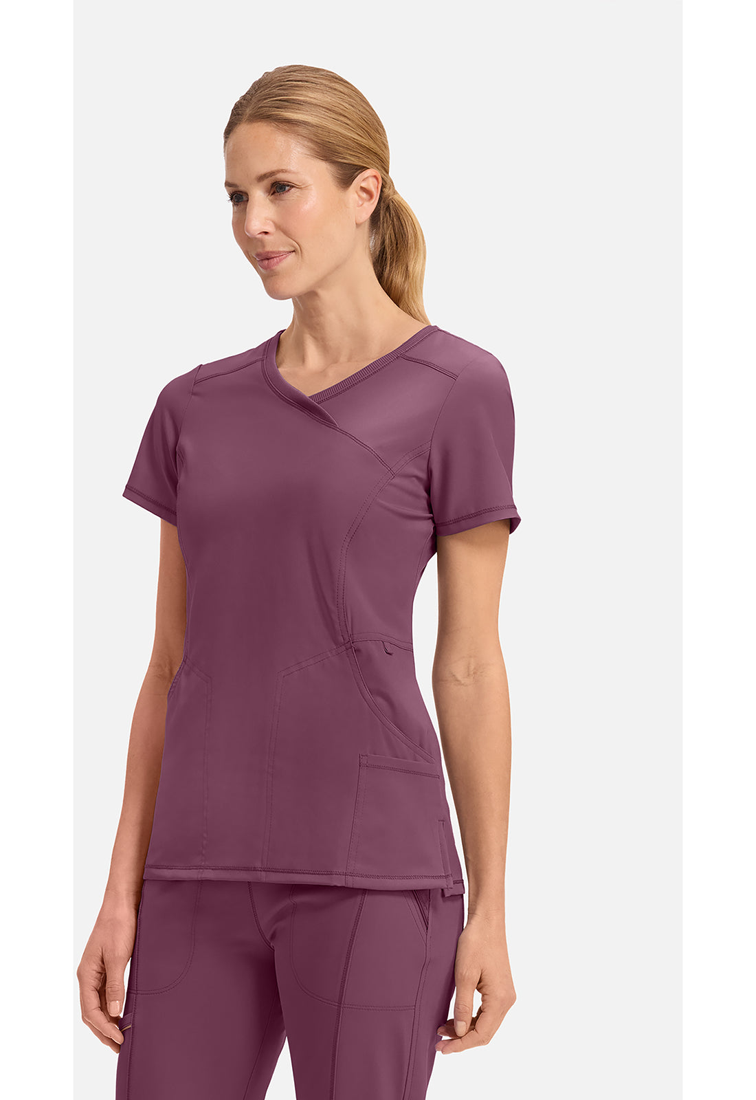 Women's Infinity Mock Wrap Scrub