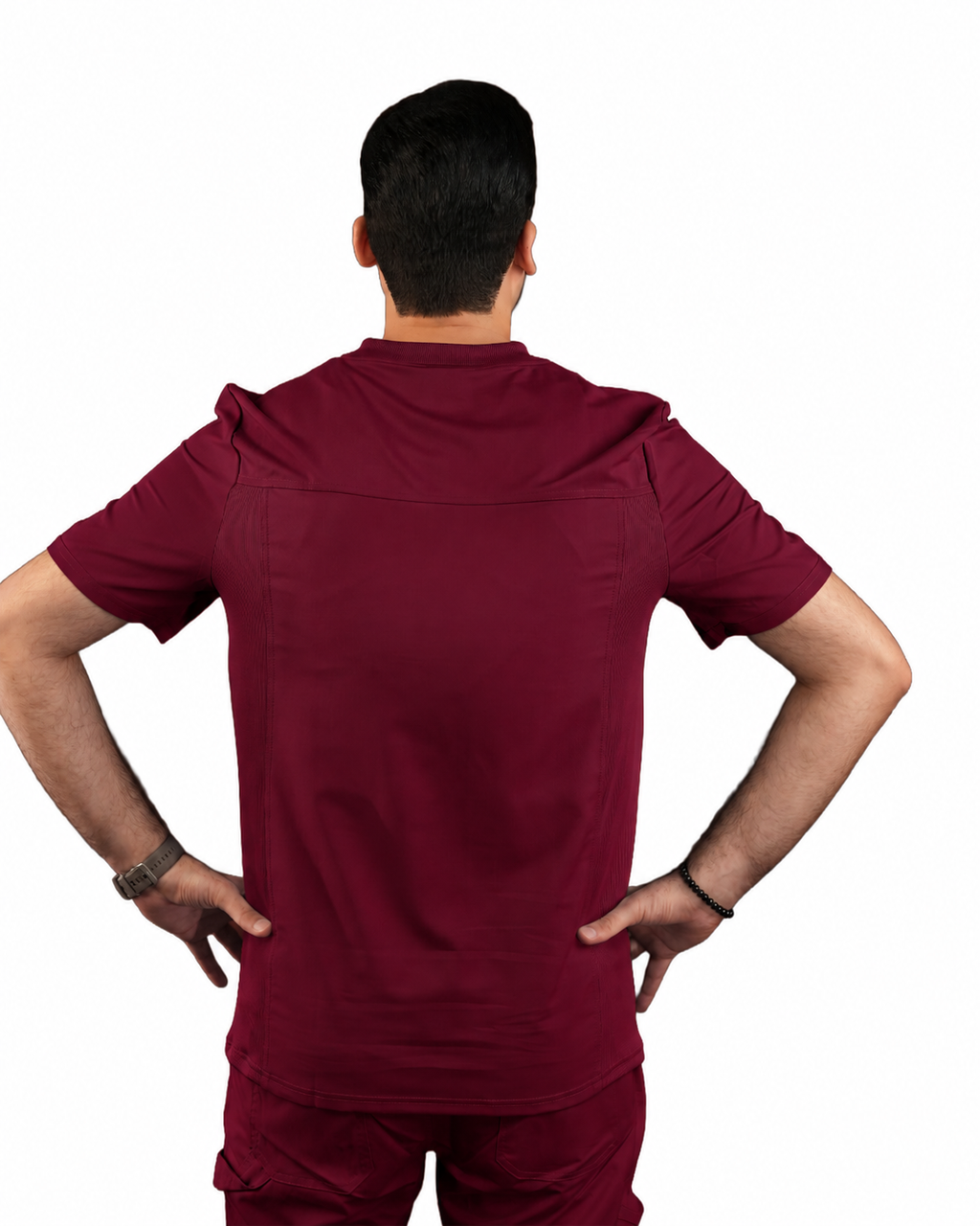 Balance by Dickies Men's Knitted Panel Solid Scrub