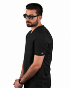 Balance by Dickies Men's Knitted Panel Solid Scrub