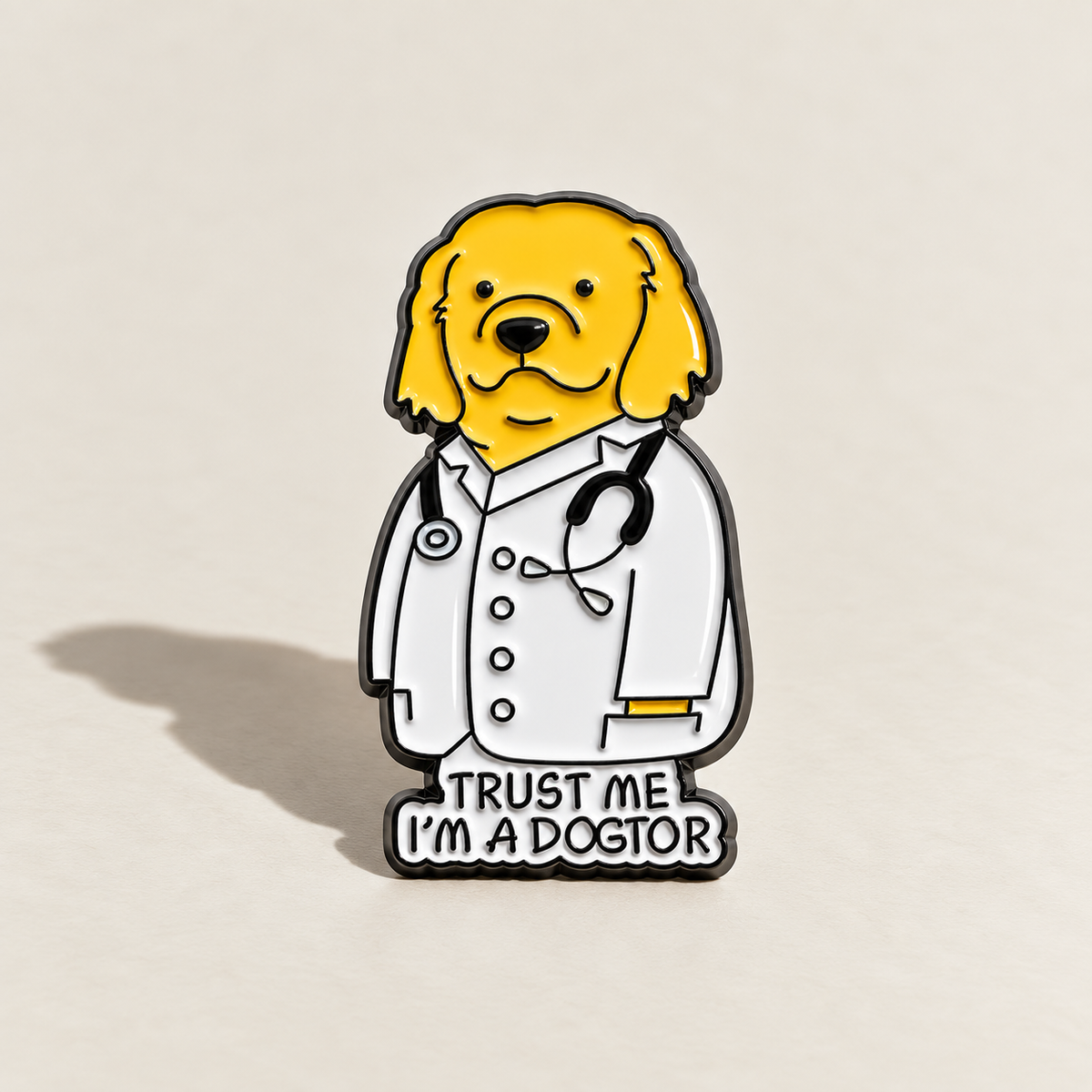 Trust Me I'm A Dogtor Pin