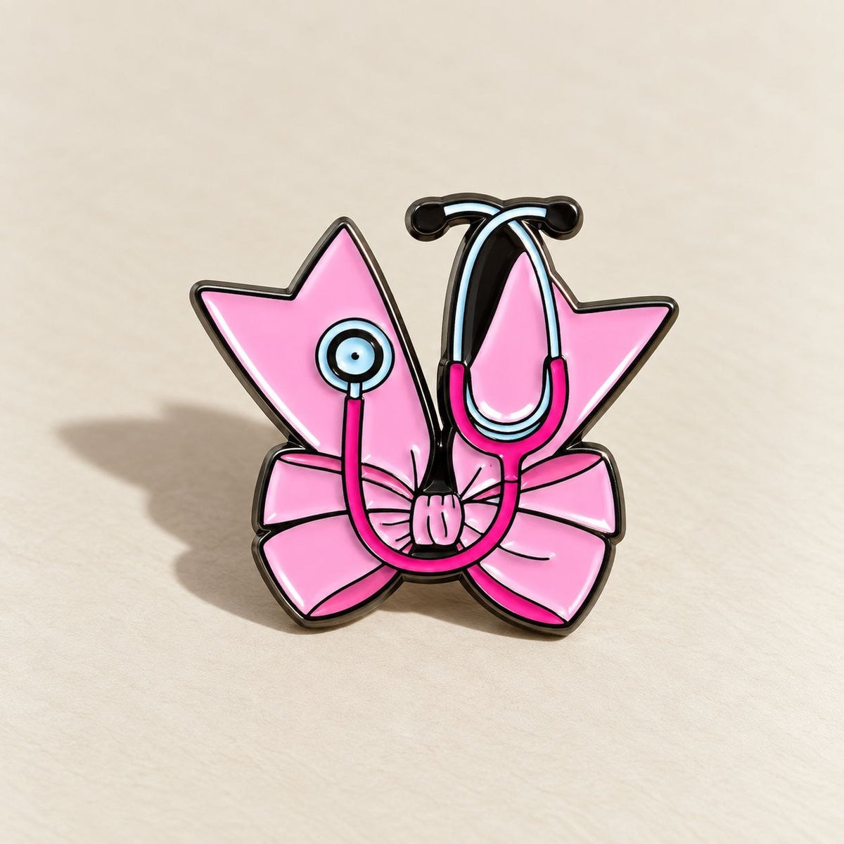 Stethoscope Bow Pin